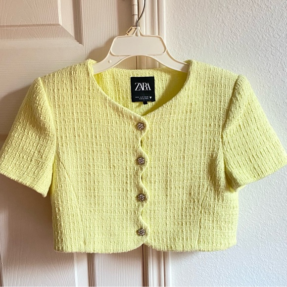 ZARA TWEED CROPPED❤️ - Picture 1 of 8